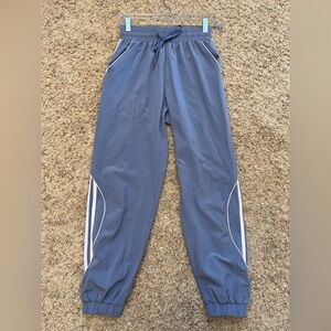 Blue and white jogger track pants size XS